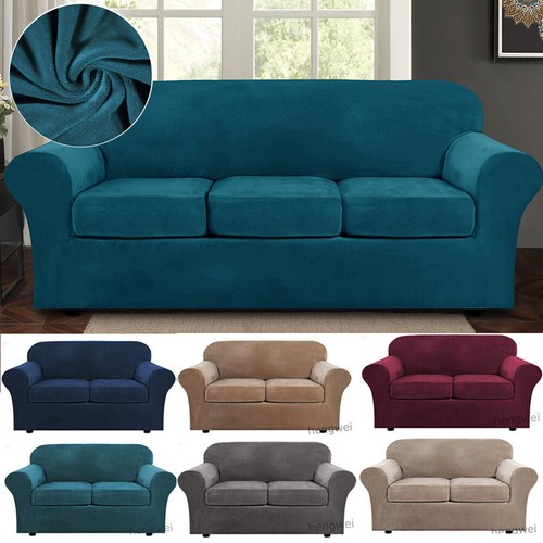 Stretch velvet sofa covers - velvet,
