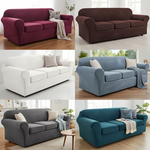 Stretch velvet sofa covers - sofa,
