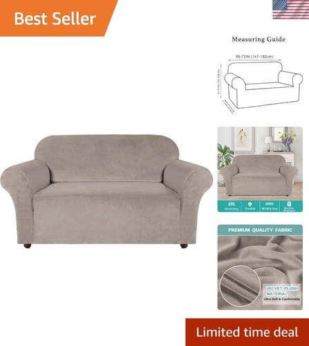 Velvet loveseat covers stretch - velvet,