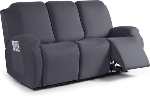 Recliner sofa slipcover - sofa, 3