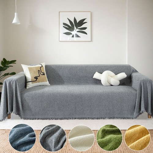 Chenille couch cover - chenille, sofa