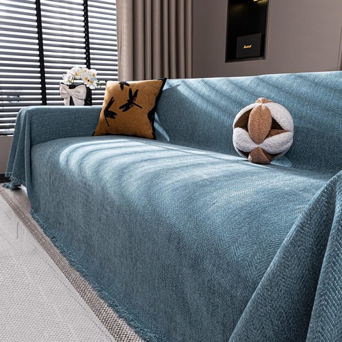 Chenille couch cover for sofa - chenille,
