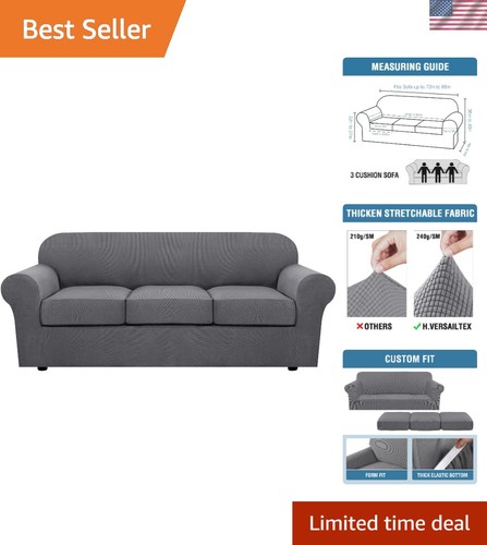 Elegant piece grey stretch - elegant, 4-piece