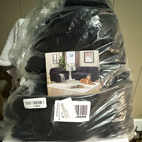 Subrtex black stretch sofa - black,