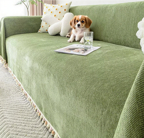 Durable chenille couch cover - durable,