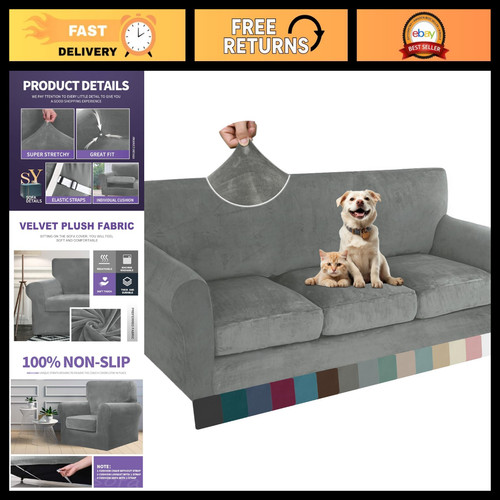 Luxury velvet piece sofa - luxury,