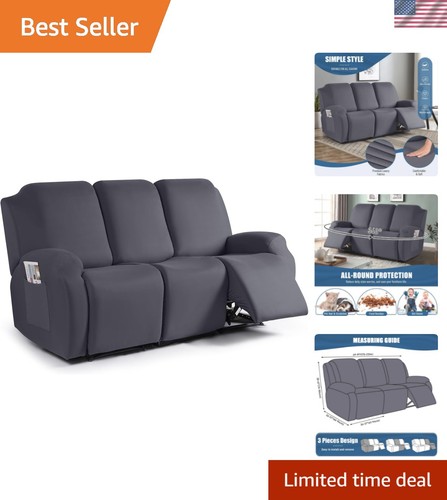 Recliner sofa slipcover 3 - recliner,
