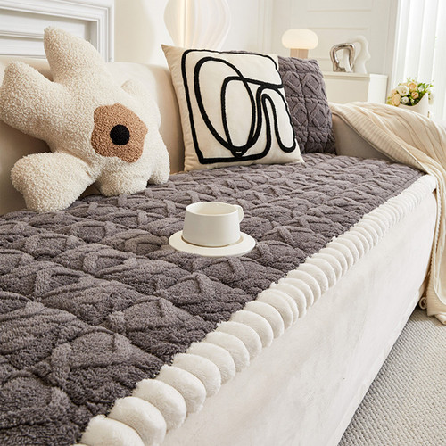 Pet plush sofa cover soft - plush,