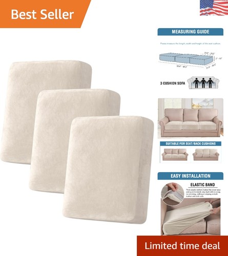 Stretch velvet plush sofa - velvet,