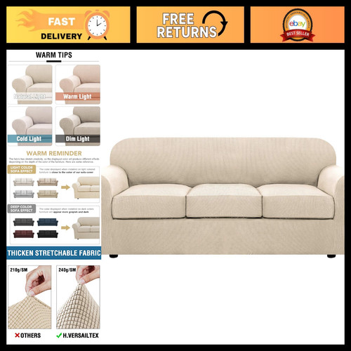 Piece stretch sofa covers - 4-piece,