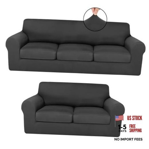 Stretch couch and loveseat - couch,