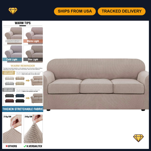 Piece stretch sofa - sofa, covers