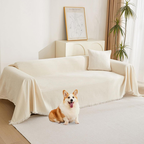 Couch cover for pets beige - for,