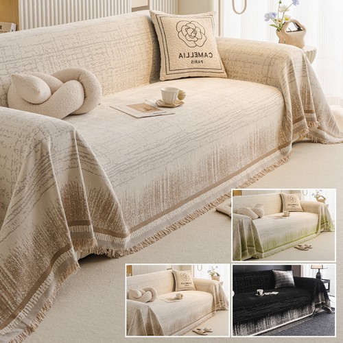 Soft chenille couch cover - soft,