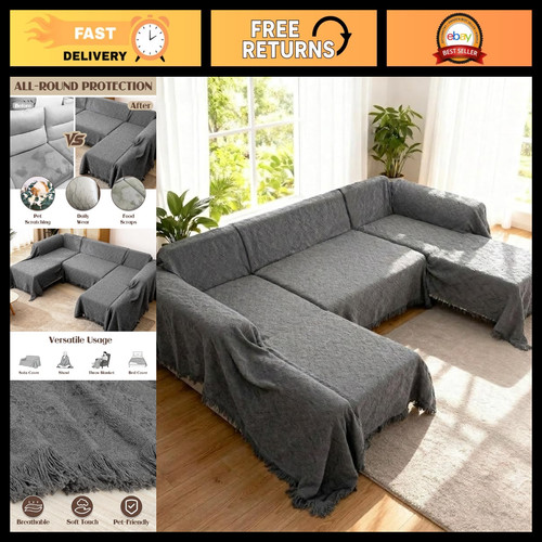 Shaped sectional sofa - u,