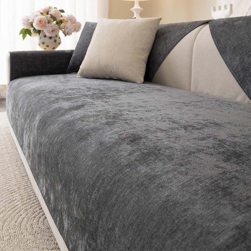 Soft chenille couch cover non - cover,,