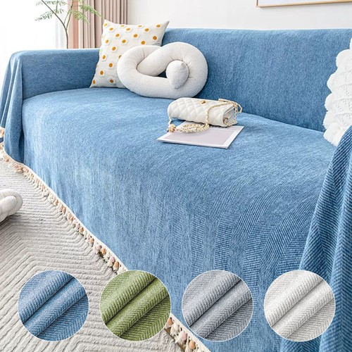 Boho chenille sofa - boho, cover