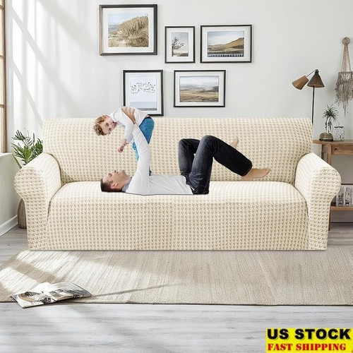 Fitted couch cover stretch - fitted,