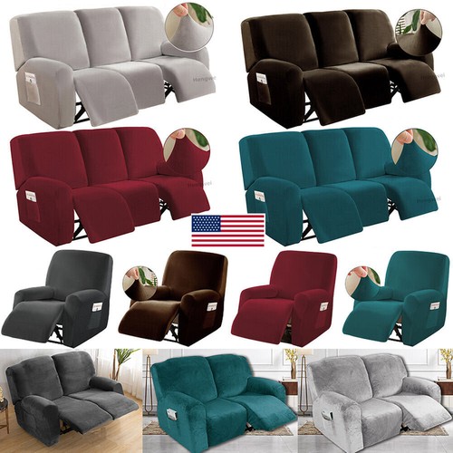 Stretch recliner sofa - recliner, covers