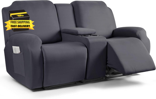 Reclining loveseat with - reclining,