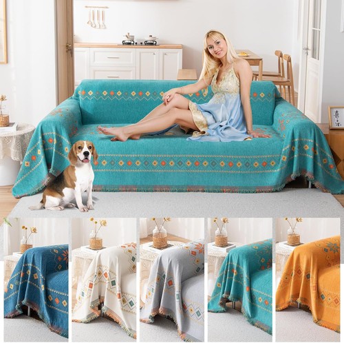 Chenille jacquard sofa - chenille,