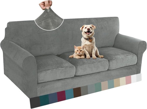 Luxury velvet couch cover - velvet,